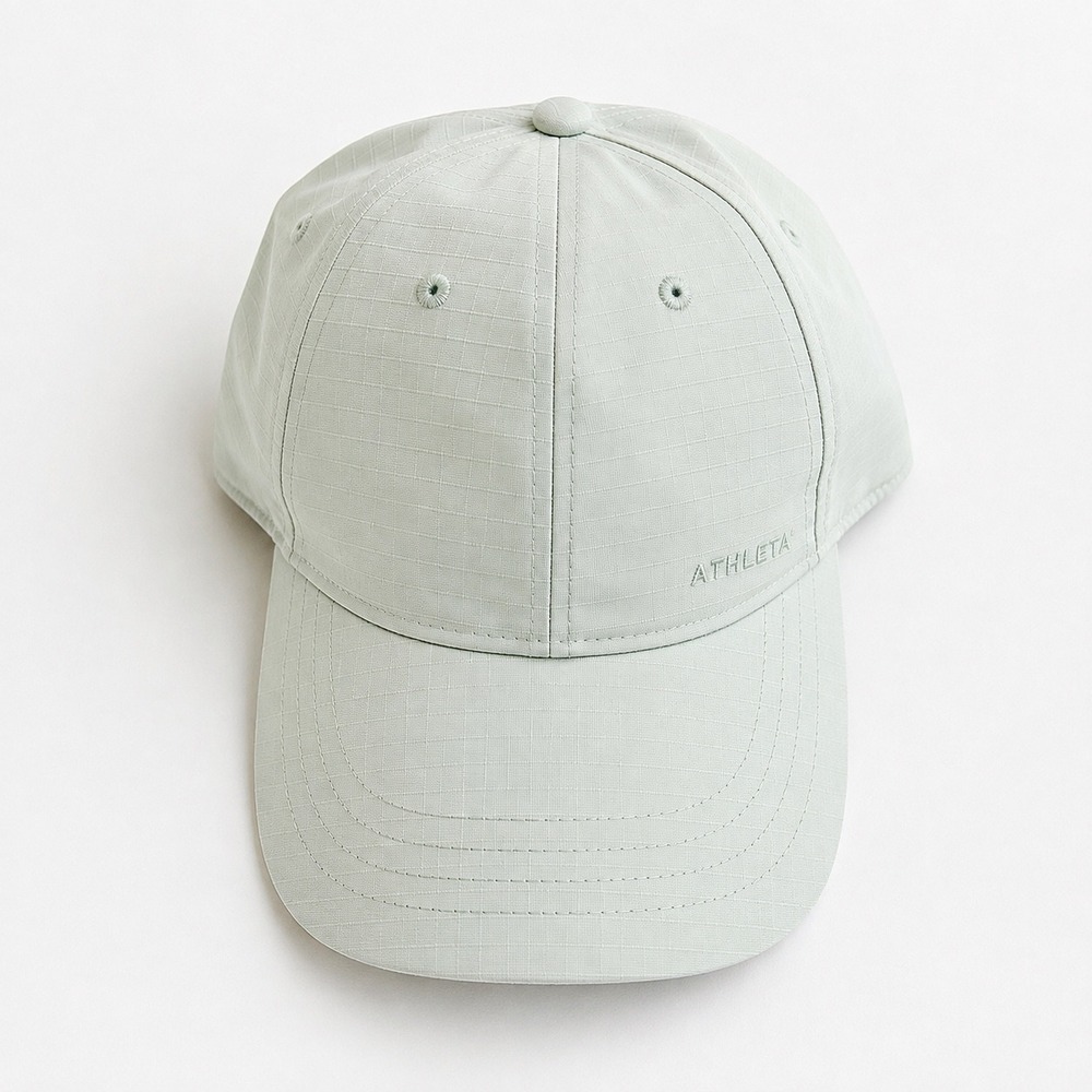 Athleta Swift Cap Ripstop Adjustable Baseball Hat Light Green mint One Size